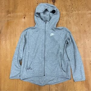 Nike Heather Gray Full-Zip Hoodie